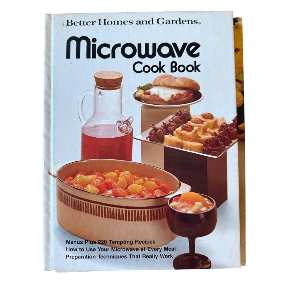 Vintage 1970s Microwave Cookbook Lot Sears BHG HPBooks Pressure Cooker Book